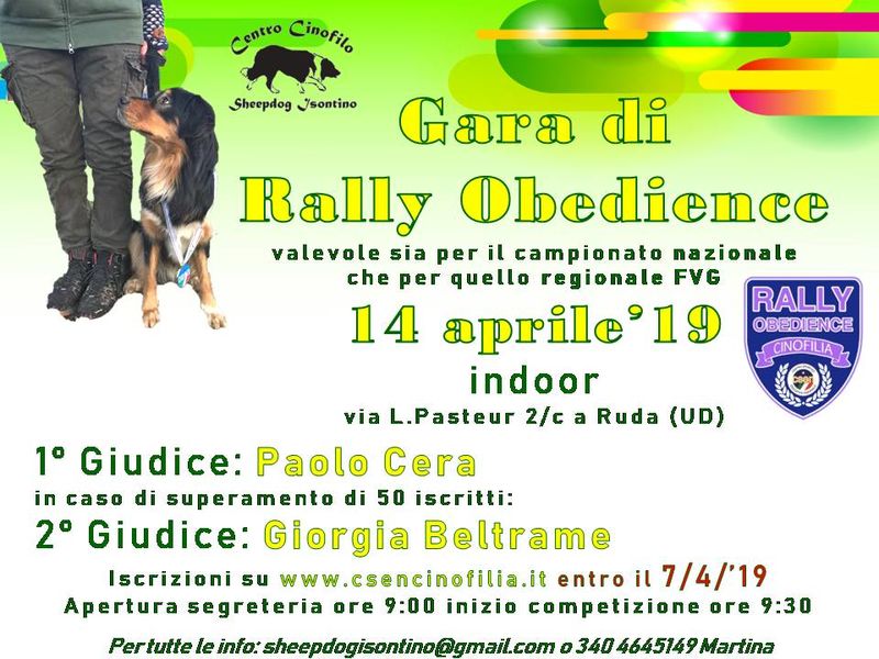 Gara di Rally'O Csen